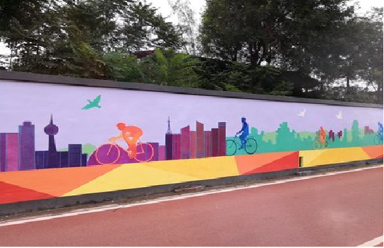 陆川墙体彩绘-围墙