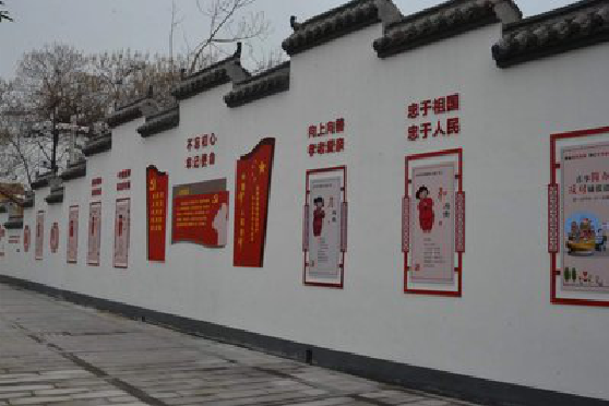 陆川墙体彩绘-乡村文化墙