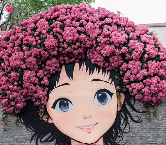 陆川墙体彩绘-网红墙打卡