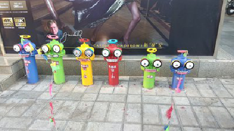 陆川商业区彩绘