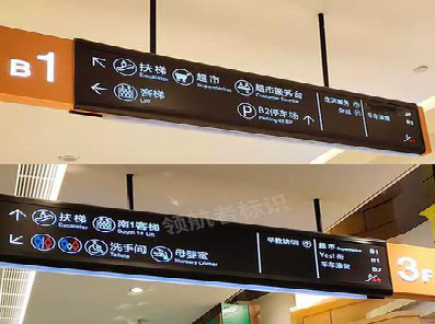 陆川如何通过商场标识牌引导客流分布?