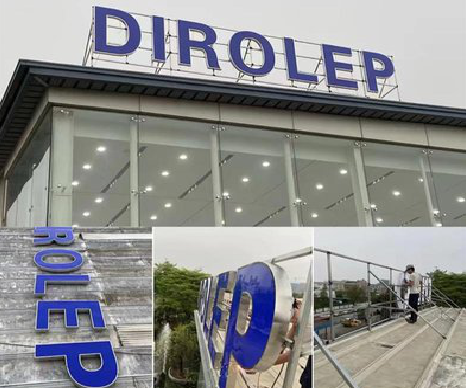 陆川楼顶发光字安装的注意事项。